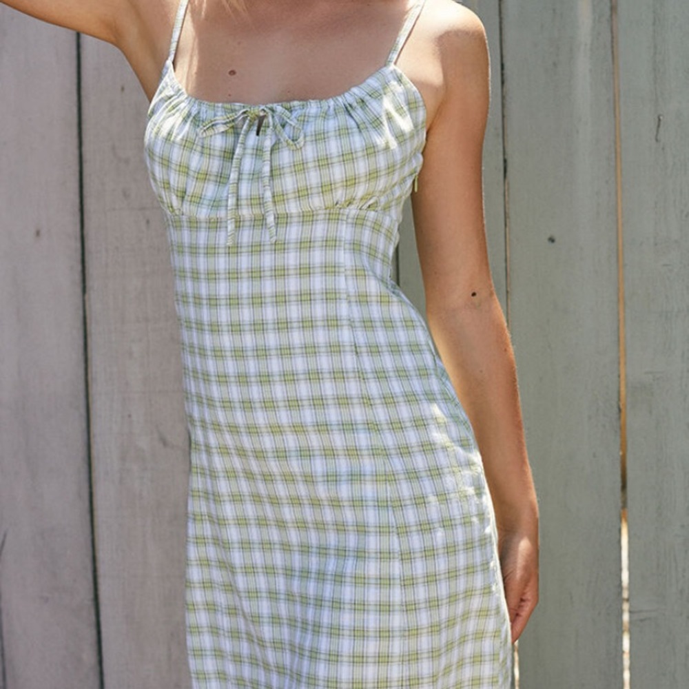 john galt plaid dress